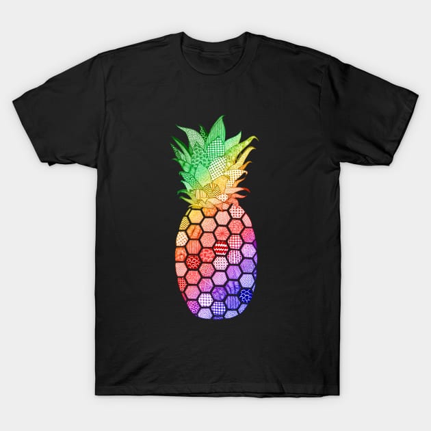 Zentangle Pineapple T-Shirt by SamuelJ